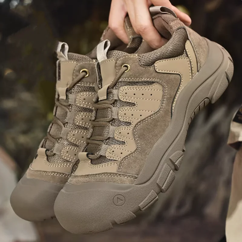 

Мужская повседневная уличная спортивная обувь для путешествий, противоскользящие кроссовки для пешего туризма, альпинизма, треккинга, кемпинга, прогулок, рабочее снаряжение, охотничьи лыжи