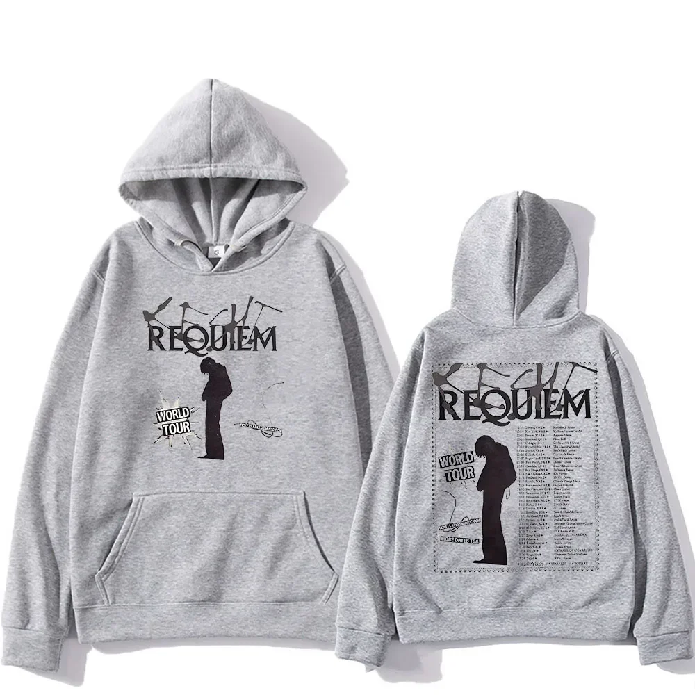 

Keshi Men Hoodies for Autumn/Winter Hip Hop Hooded Comfortable Sweatshirts Long Sleeve Gothic Fleece Clothes Women Punk Hoody