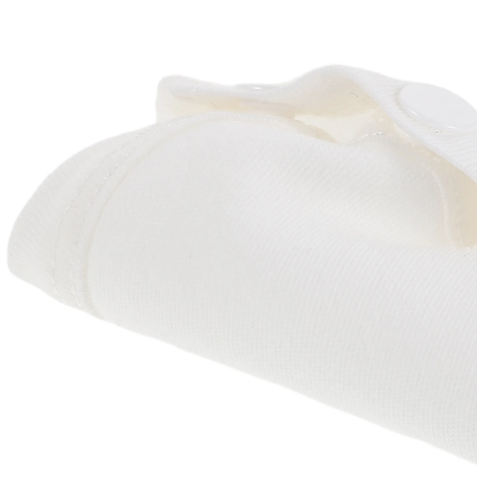 6 قطعة ارتداءها الطفل موسع القطن لينة أزرار خاطفة ملابس الرضع رومبير إطالة التصحيح تمديد حفاضات بيضاء #3