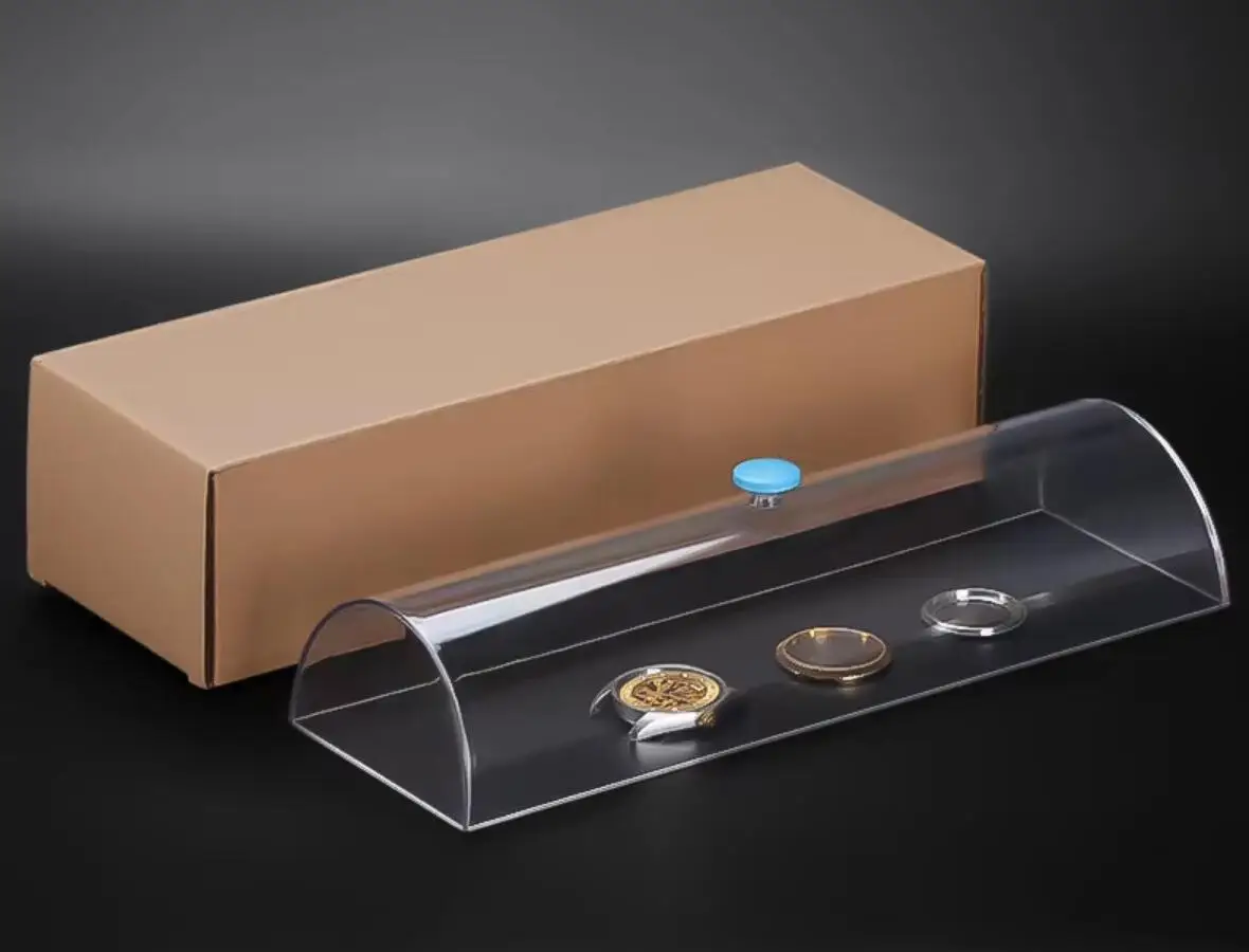 Watch Repair Tool  dust cap Anti-Dust Cover Dedicated For Rectangular Transparent Dust Watch Movement Parts Maintenance