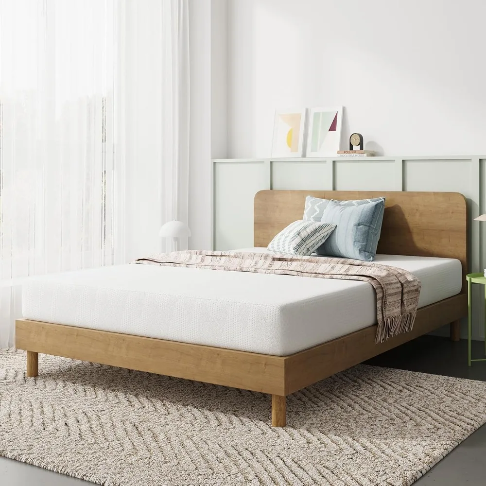 

Queen Mattress in a Box, 8 Inch Queen Size Mattress with Gel Memory Foam for Cooling Night Sleep, Pressure Relief, CertiPUR-US