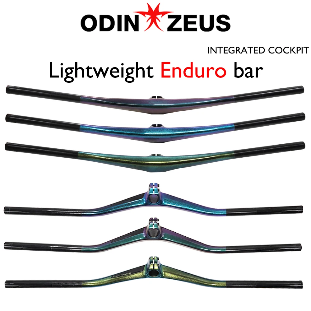 

Hixon IC 1.0 Carbon MTB Integrated Handlebar700-800mm28.6mm/20mm Rise With Free Computer Mount MTB Stem Bar Combo For XC Enduro