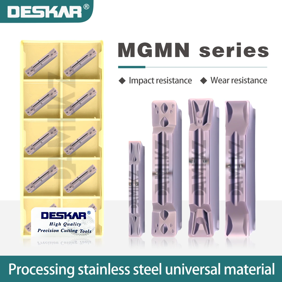 

CNC Slotting Blades MGMN300-G LF6018 Stainless Steel Fine Grinding Grooving Inserts G M H T J Slot Type CNC Lathe Cutting Blades