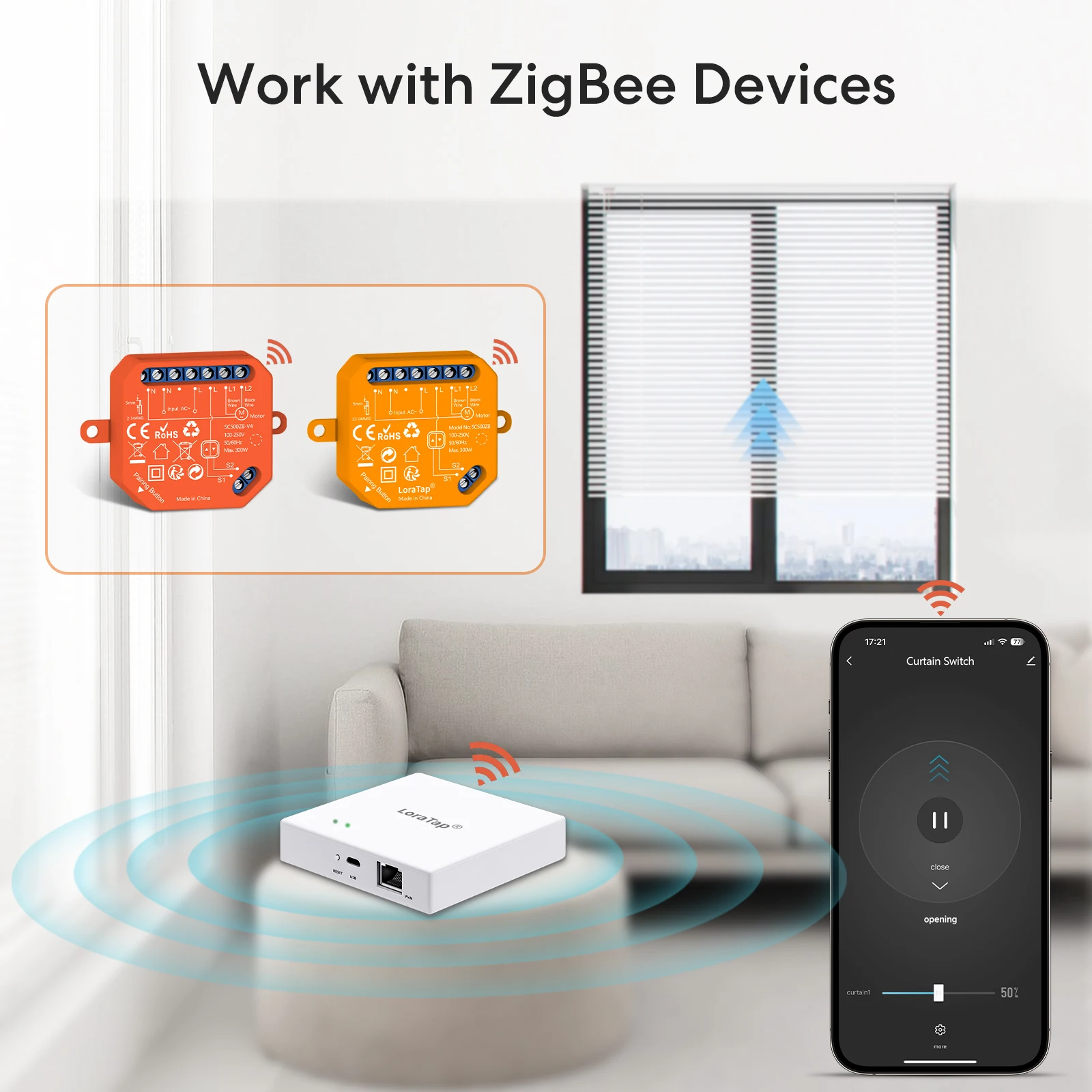 LoraTap ZigBee Wired Gateway Hub und Wireless Multi-Modal Gateway Bridge Control Center Nur Tuya Smart Life Support