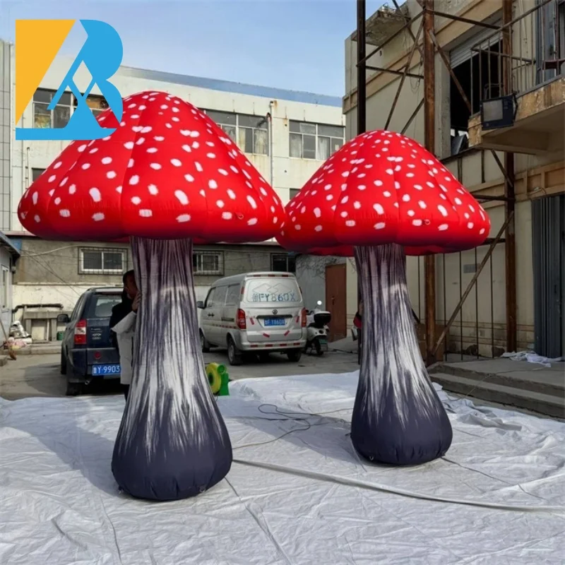 

Bespoke Party City 50th Anniversary Giant Inflatable Mushroom for Ethnic Stage Decoration Toy