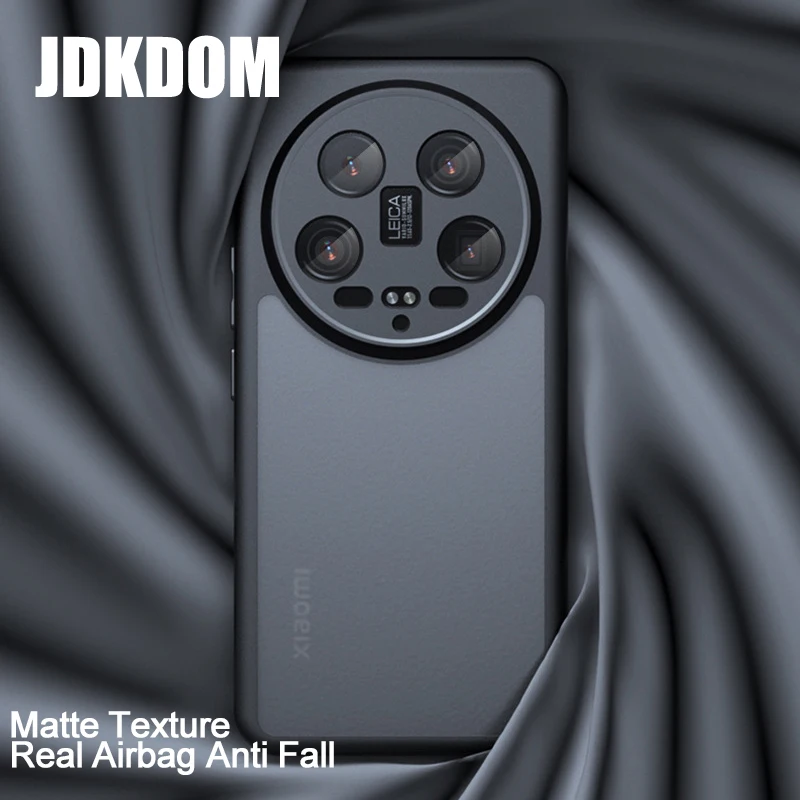 JDKDOM Shockproof Armor Phone Case For Xiaomi 15S 15 14 13 Ultra 14T 13T Pro Luxury Matte Black Protection Cover - Image 4