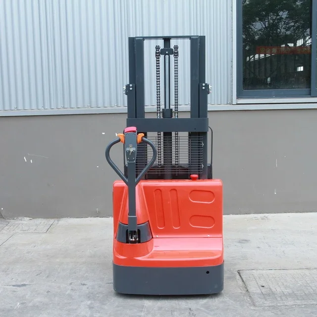 Full electric stacker forklift electromagnetic brake system pedestrian pallet lift truck CL15JB/CL1520JE