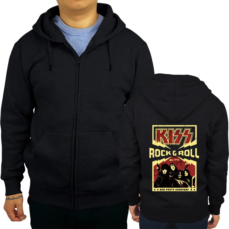 Kiss End of The Road Tour толстовка мужская плюс размер рок-группа толстовка мужская хлопковая повседневная теплая пальто homme уличная одежда топы бесплатная доставка Kiss End of The Road Tour толстовка мужская плюс размер рок-группа толстовка мужская хлопковая повседневная теплая пальто homme уличная одежда топы бесплатная доставка