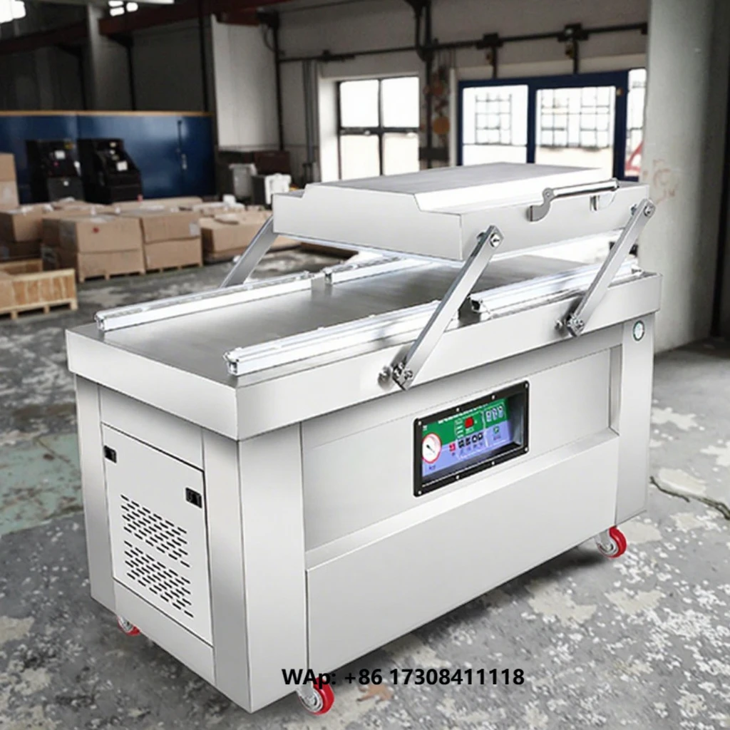 R-Pack Double-Chamber Vacuum Sealer for Moisture & Oxidation Protection, Easy One-Touch Operation