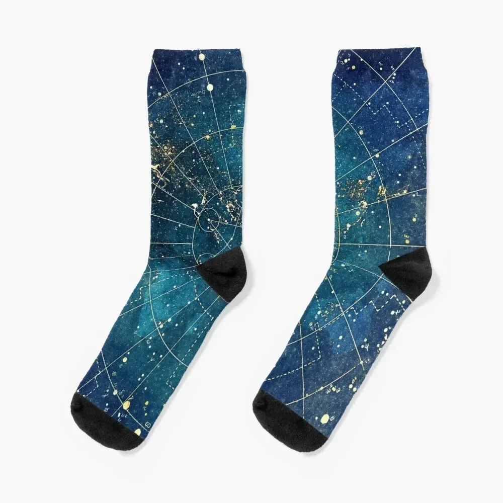 Star Map :: City Lights Socks bright garter hiking christmas stocking sports and leisure Men's Socks Luxury Women's