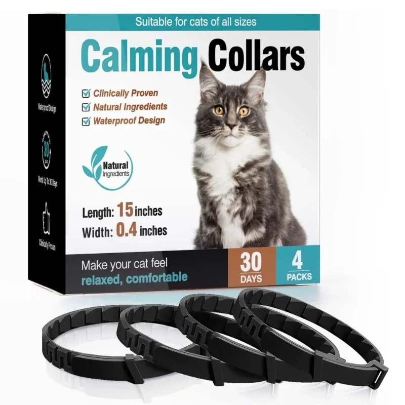 Kitten Cats Relax Collar Pheromones Calming Collar Kitten Suit Collar Necklaces Collar Girl Kitten Collar for Anxiety