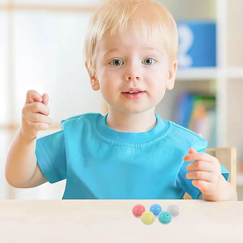 

30pcs Mini Gumball Machine Capsules 15Mm Clear Colored Round Empty Plastic Balls For Party Favors Diy Prize Vending Refills Claw