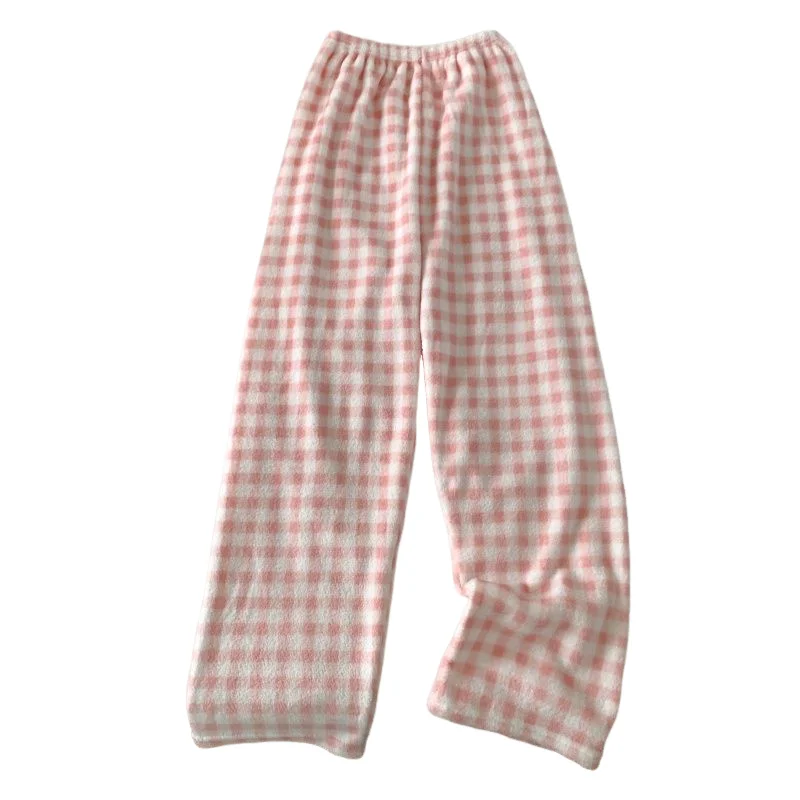 

Горячие фланелевые пижамные штаны на осень и зиму, милые утепленные модные брюки с героями мультфильмов, сетка, предметы интерьера, новый стиль, оптовая продажа