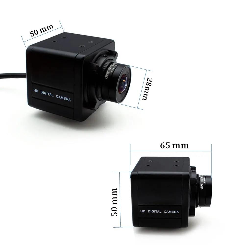 WGWK Mini Camera 3/4/5/8MP CMOS Security CCTV POE H.265+ With 2.1mm Fixed Focus CS Lens P2P IP POE48V Onvif Industrial Camera