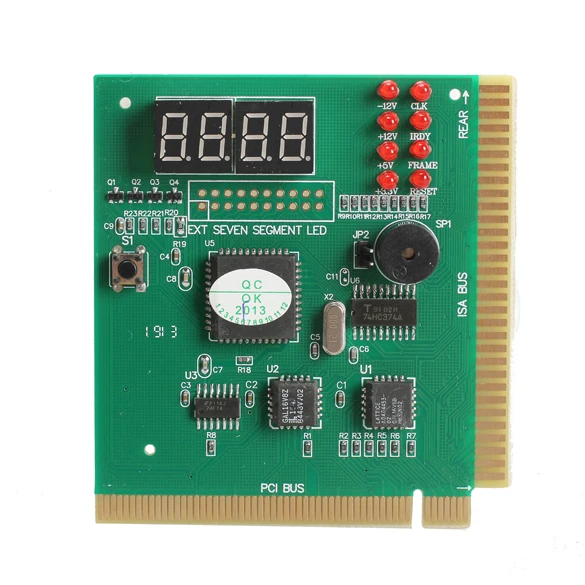 

4-Digit LCD Display PC Analyzer Diagnostic Post Card Computer Mother Board Debug Post Card Motherboard Tester for Mian Board