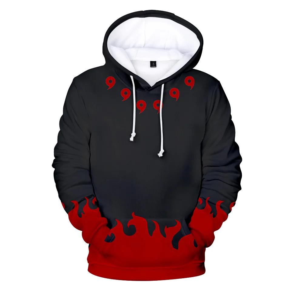 Bandai Naruto 3D Anime Hoodie – Herren Streetwear, Cosplay, Harajuku & Y2K Stil – Trendig & Bequem – Detail 16