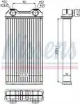 73331 for heater radiator VIVARO CDTI TRAFIC II