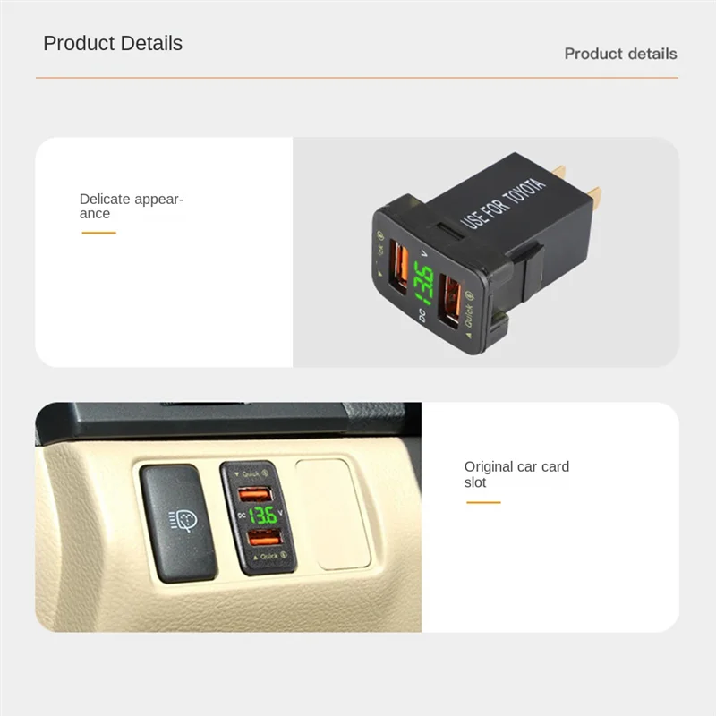 

Classic-36W Car Charger Dual USB Fast Charge Car Supplies