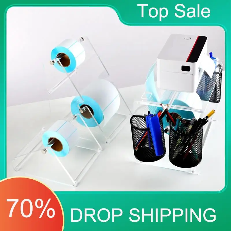 ^Arrival Label Holder For Rolls And Fanfold Label Thermal Label Holder For Desktop Label Printer