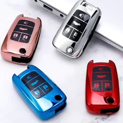 TPU Key Cover Case for Chevrolet Cruze Aveo Trax for Buick for Opel Astra Corsa Meriva Zafira Astra J Key Shell Bag Holder