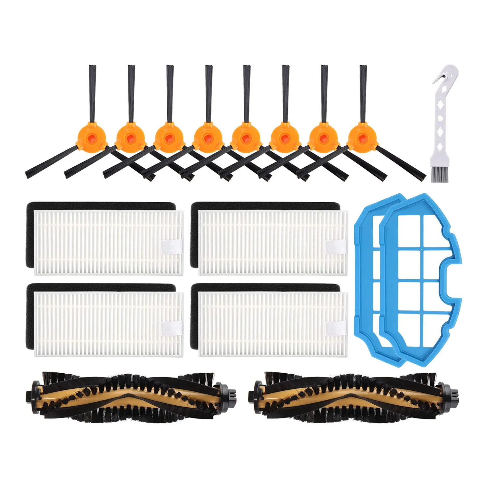 روبوت مكنسة كهربائية مجموعة ملحقات بديلة ، Deebot N79 ، N79S ، N79SE ، N79W ، N79T ، DN622 ، DN622.11 ، DN622.31