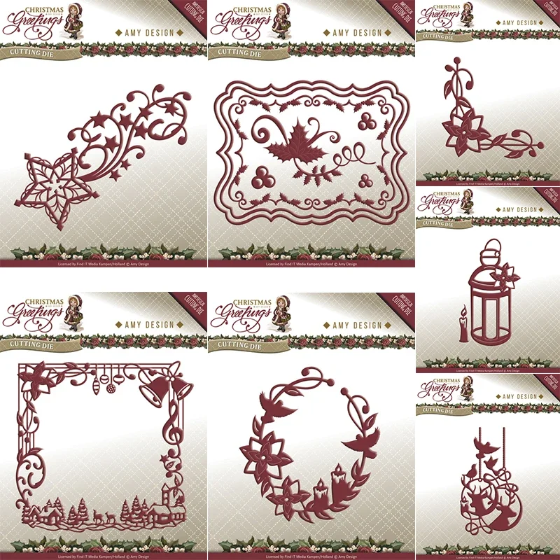 

Piggy Craft металлические штампы для резки, форма для резки, рождественский колокольчик, рамка для фонаря, скрапбукинг, нож для рукоделия, форма, лезвие, трафареты