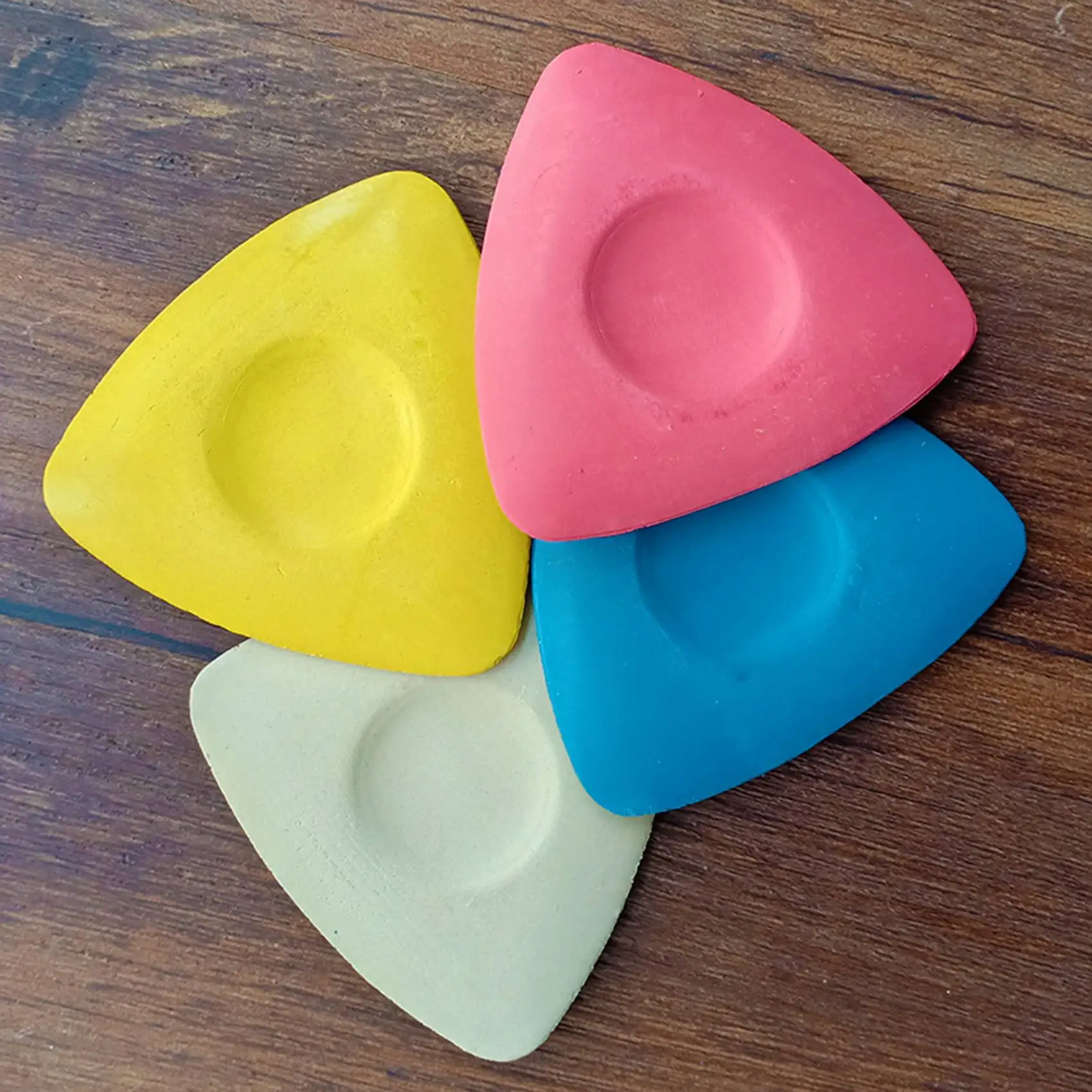 ABHU 10PCS Professional Triangular Chalk Sewing Fabric Chalk Colored Triple-Cornered Hard And Unbreakable Painting Powder