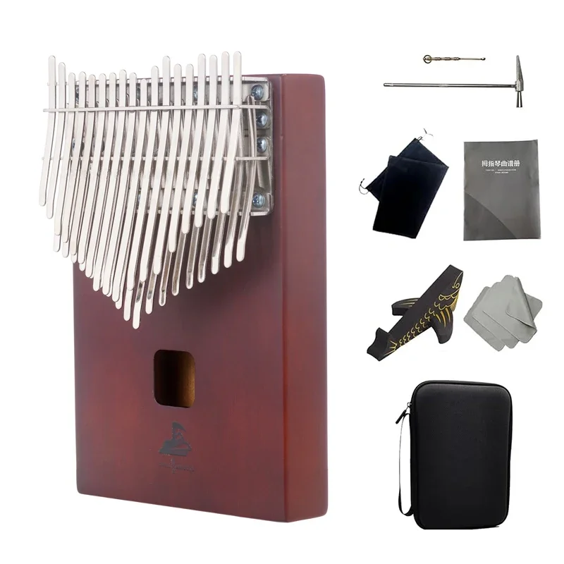 Chill Angels Kalimba 36 Key C/B Note Ebony Wood Diatonic Thumb Piano Professional Kalimba with Accessories Keyboard Instruments