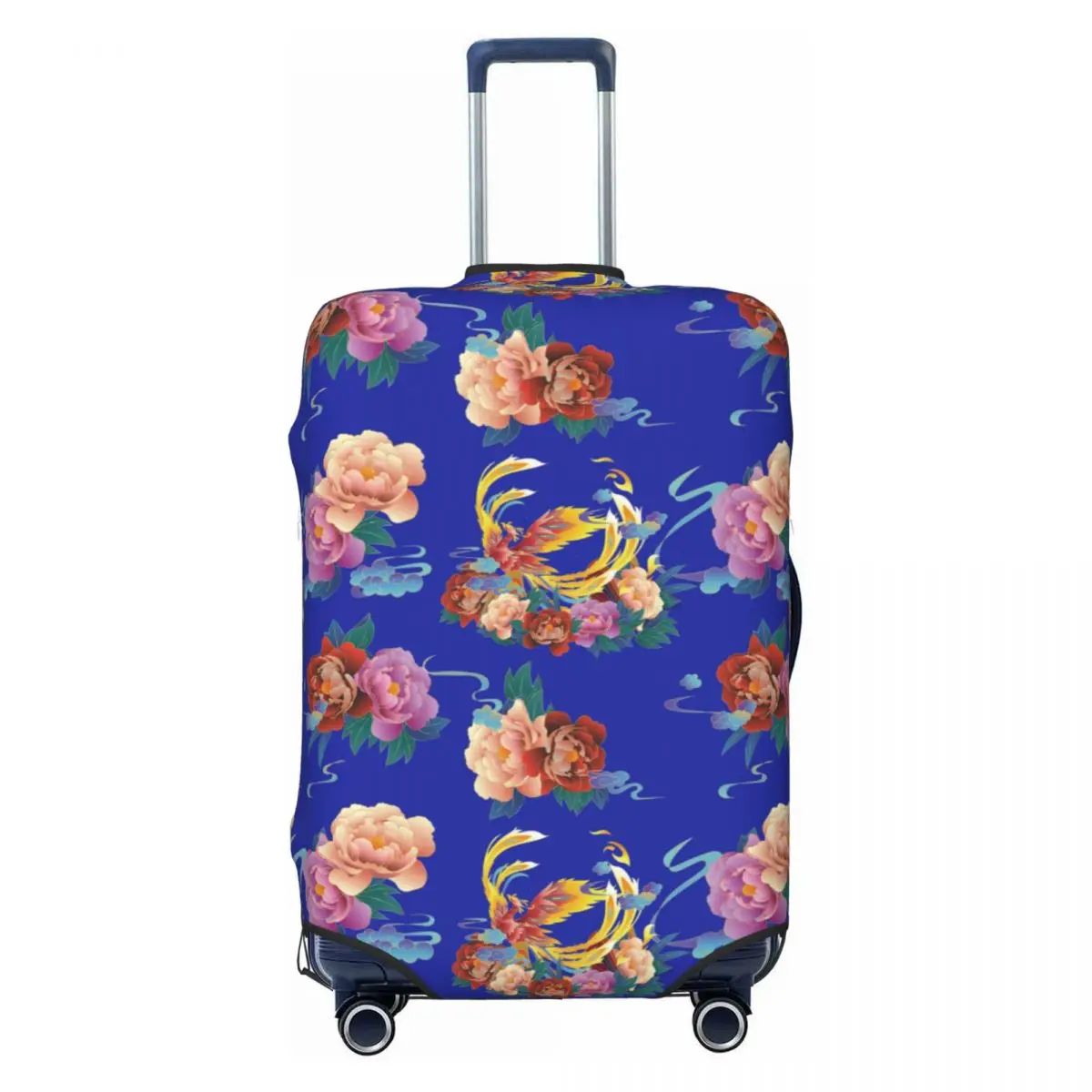 Botanical Flower Suitcase Cover Plant Dongbei Strectch Travel Protector Luggage Case Flight