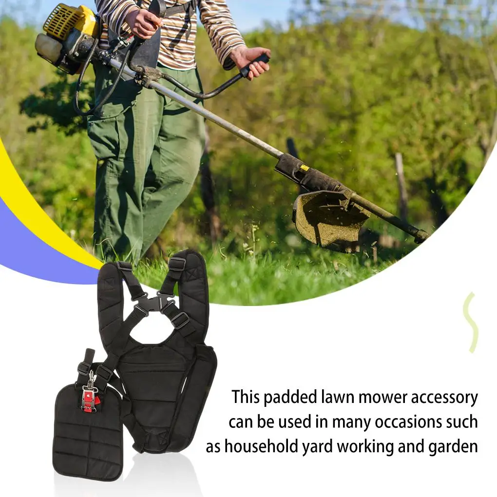 Trimmer Double Shoulder Strap Portable Y-Shaped Belt Trimming Adjustable Straps Wrist Relaxation Universal Harness Lawn Mower
