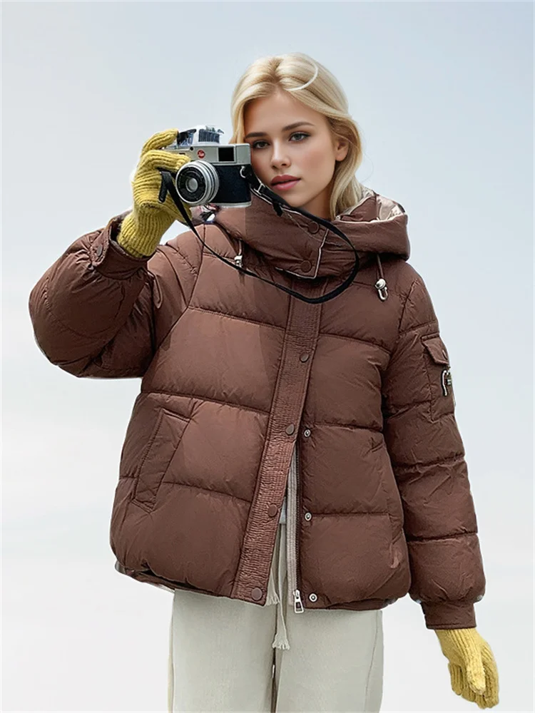 

Women's Padded Jackets 2024 Winter New Sweet And Fashionable Sense Of Luxury Hooded For Warmth Casual Everyday Winter Coat