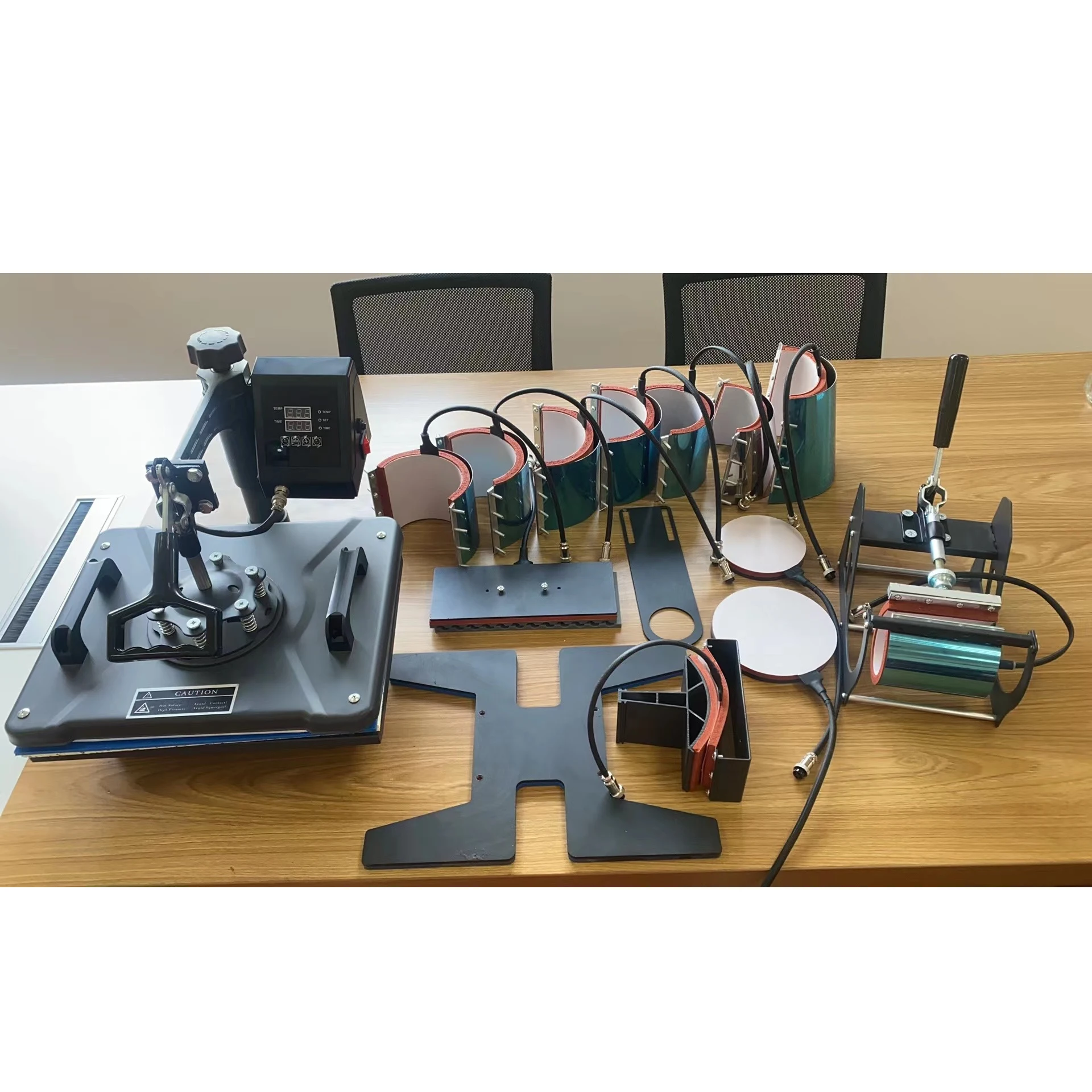 Machine de presse à chaud combinée 15 en 1, avec imprimante, T-shirt, tasse, capuchon, plaque, stylo, Machine de transfert de chaleur