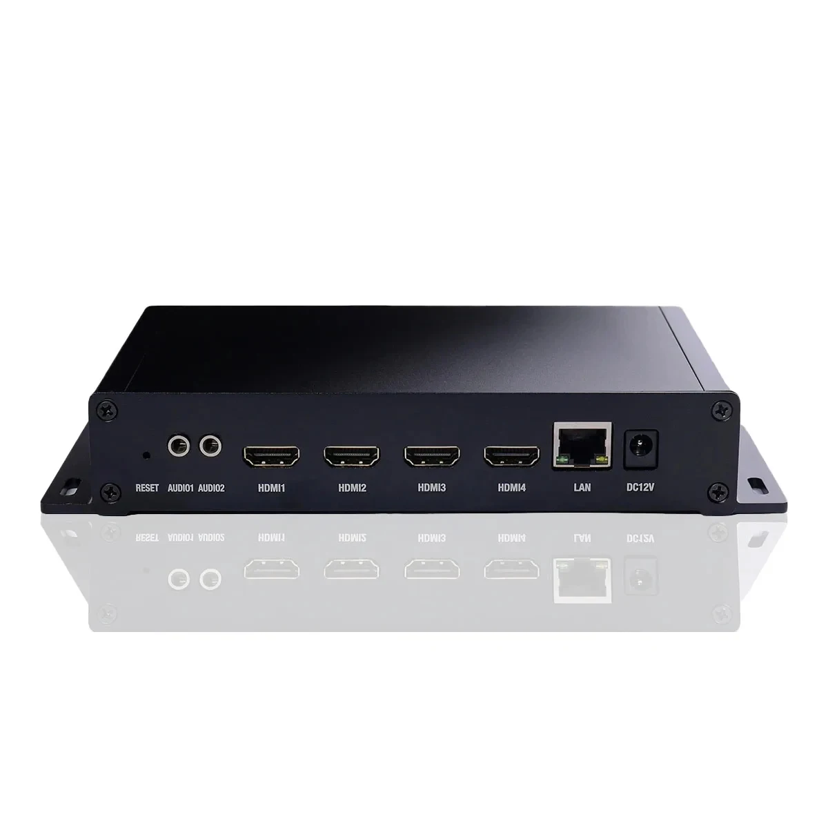 4-Channel HDMI to IP H264 H265 HDMI 4K Video Encoder Live Webcast for Streaming IPTV CATV Digital TV System RTMP/ RTSP /HTTP