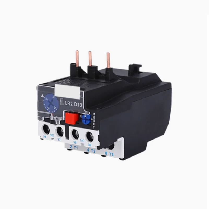 LR2-D13 D23 D33 JR28-25 3-Phase 1NO 1NC Electric Thermal Overload Relay  1A 1.6A 2.5A 4A 6A 8A 10A 13A 18A 25A