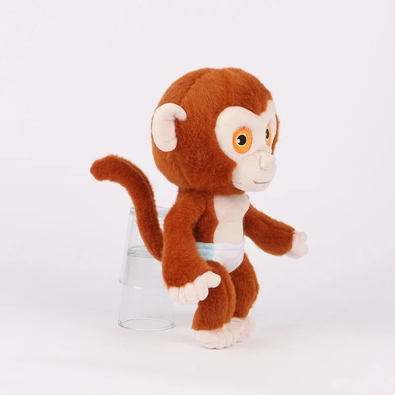 

2025 New I Am Monkey Plush Adorable Monkey Stuffed Animal Kawaii Toy for Kids Girls Boys Room Decoration