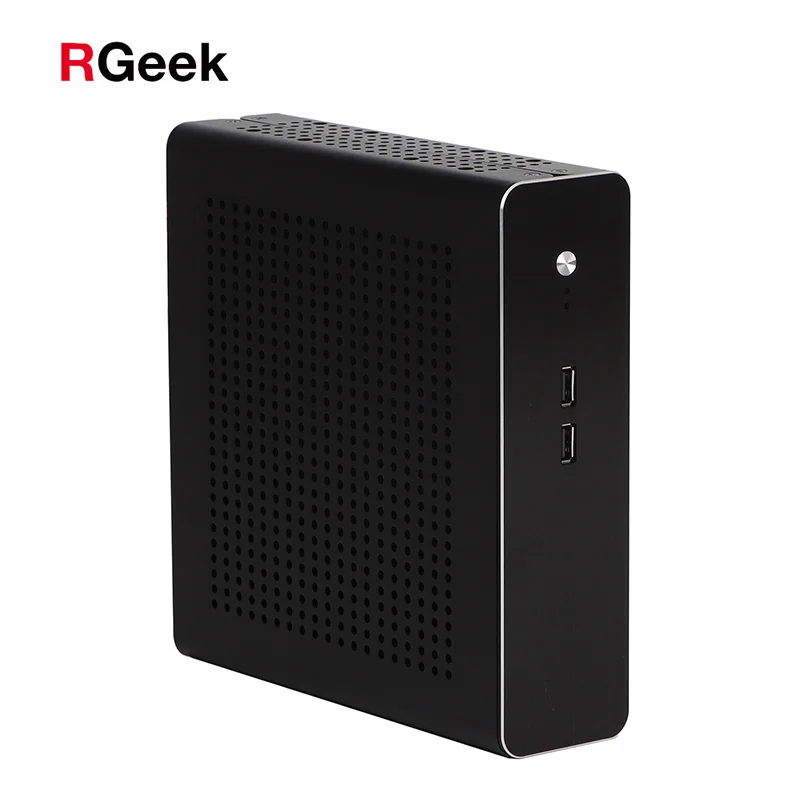 

RGeek Full Aluminum Wall Mount Mini ITX Case PC Cabinet Support 17*17 and 17*19 and 4*Fan