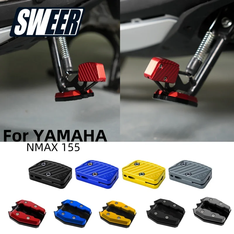 

Kickstand Side Stand Extension Enlarger Pad Side Bracket Modified For YAMAHA NMAX155 N MAX 155 Motorcycle Accessories