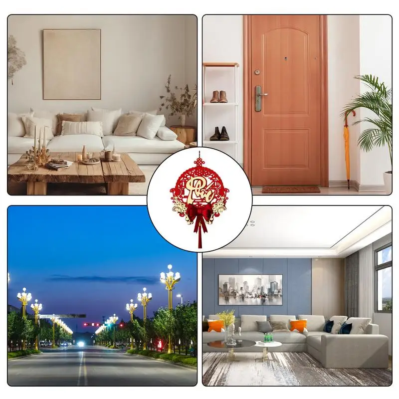 Decoração do Ano Novo Chinês, Personagem Vietnamita, Enfeites De Pendurar, Decorações do Ano do Dragão, Decorações Tradicionais Penduradas, 2024