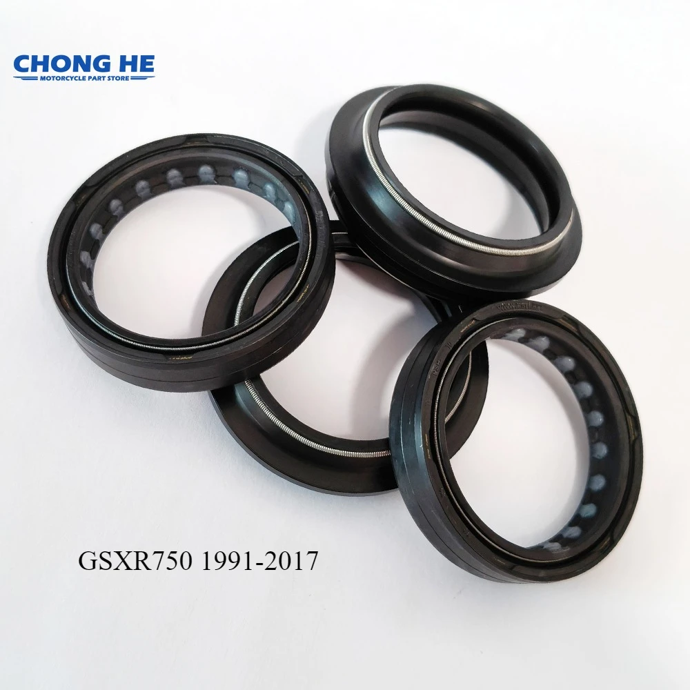 

For Suzuki GSXR750 1991-2017 2010 09 2010 2011 2012 2013 2014 2015 2016 Front Fork Oil Seal & Dust Wiper Seal Kit 41x54 41 54 mm