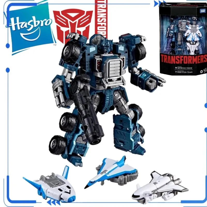 Figura de Juguete Robot Transformable Original de Hasbro Transformers Armada Nemesis Prime con Equipo Mini-Con de Defensa Aérea, en Stock
