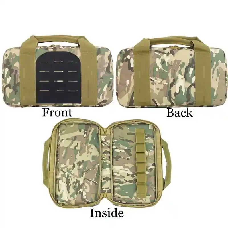 

35x20cm Gun Bag Padded Bags for Pistol/Revolver Lightweight Magazine Storage Pouch Portable Functional Bag