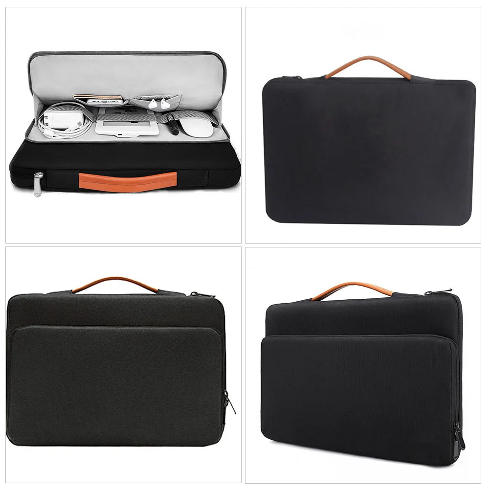 

1Pcs Laptop Briefcase Bag Simple Stylish Design Dustproof Scratch Protection for Mobile Phone Charging Cable Tablet Carry All