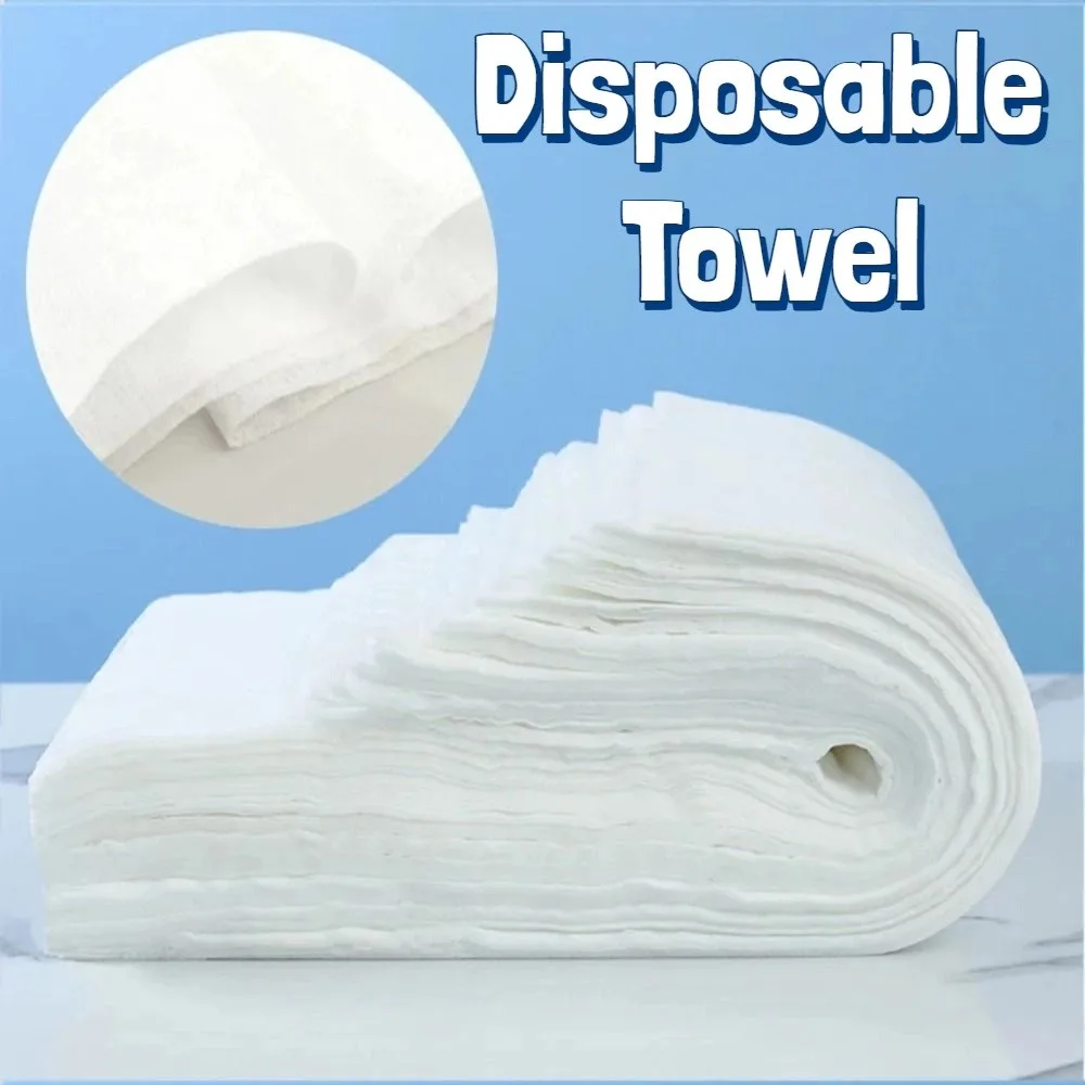 

190Pcs Wood Pulping Disposable Bath Towel Breathable Anti-dirty Foot Bath Towel White Non-Woven Face Towel Outdoor Travel