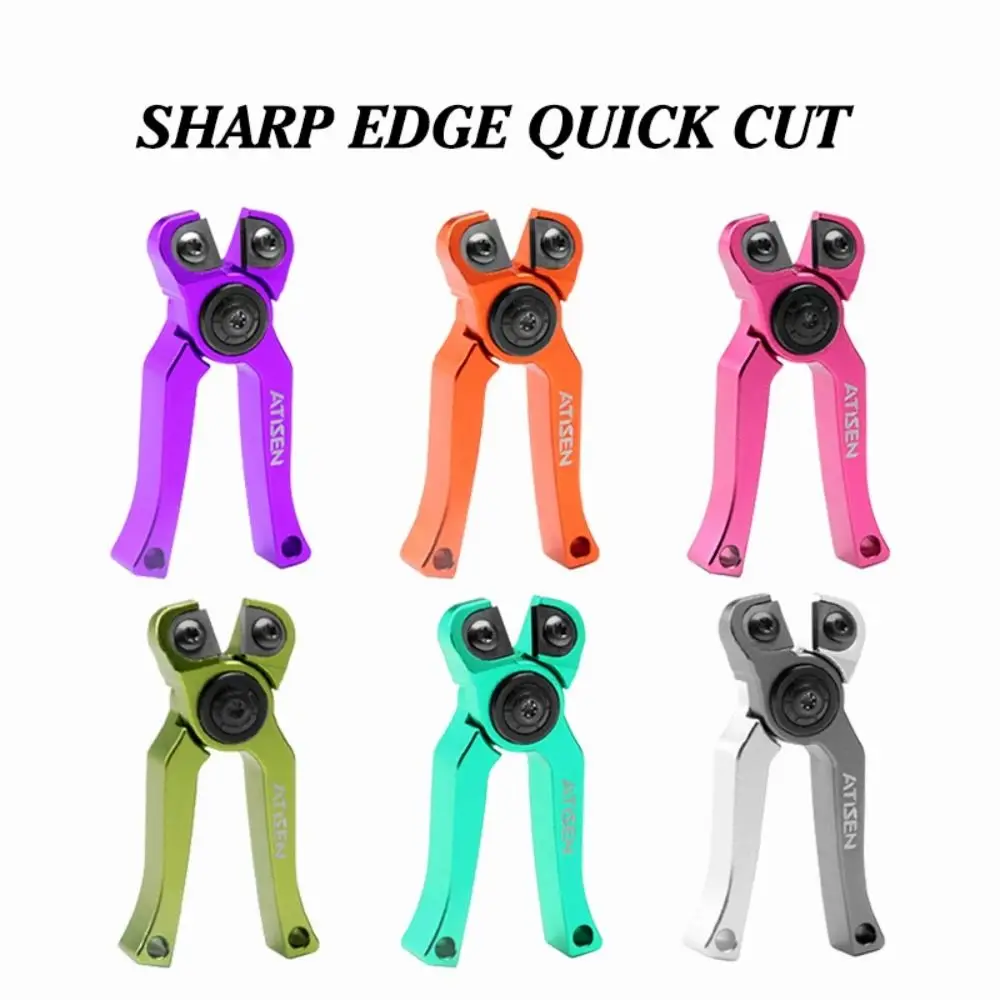 Tungsten Steel Head Fishing Line Cutter with Hanging Hole Built-in Spring Lure Shears Mini Waterproof Fishing Line Cut