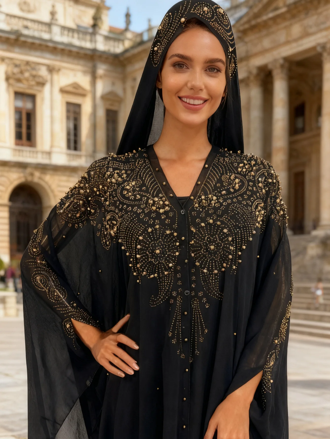 

Африканские платья для женщин: вечерние платья-халаты с капюшоном, расшитые бисером, в стиле бубу, анкара, дашики, джеллаба, марокканский кафтан, дубайская абайя, турецкий стиль