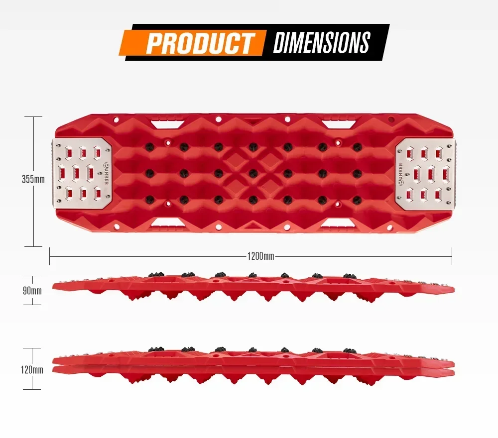 INDUST Load 25T 4X4 Recovery Tracks Recovery Boards Offroad Sand Snow Mud Track