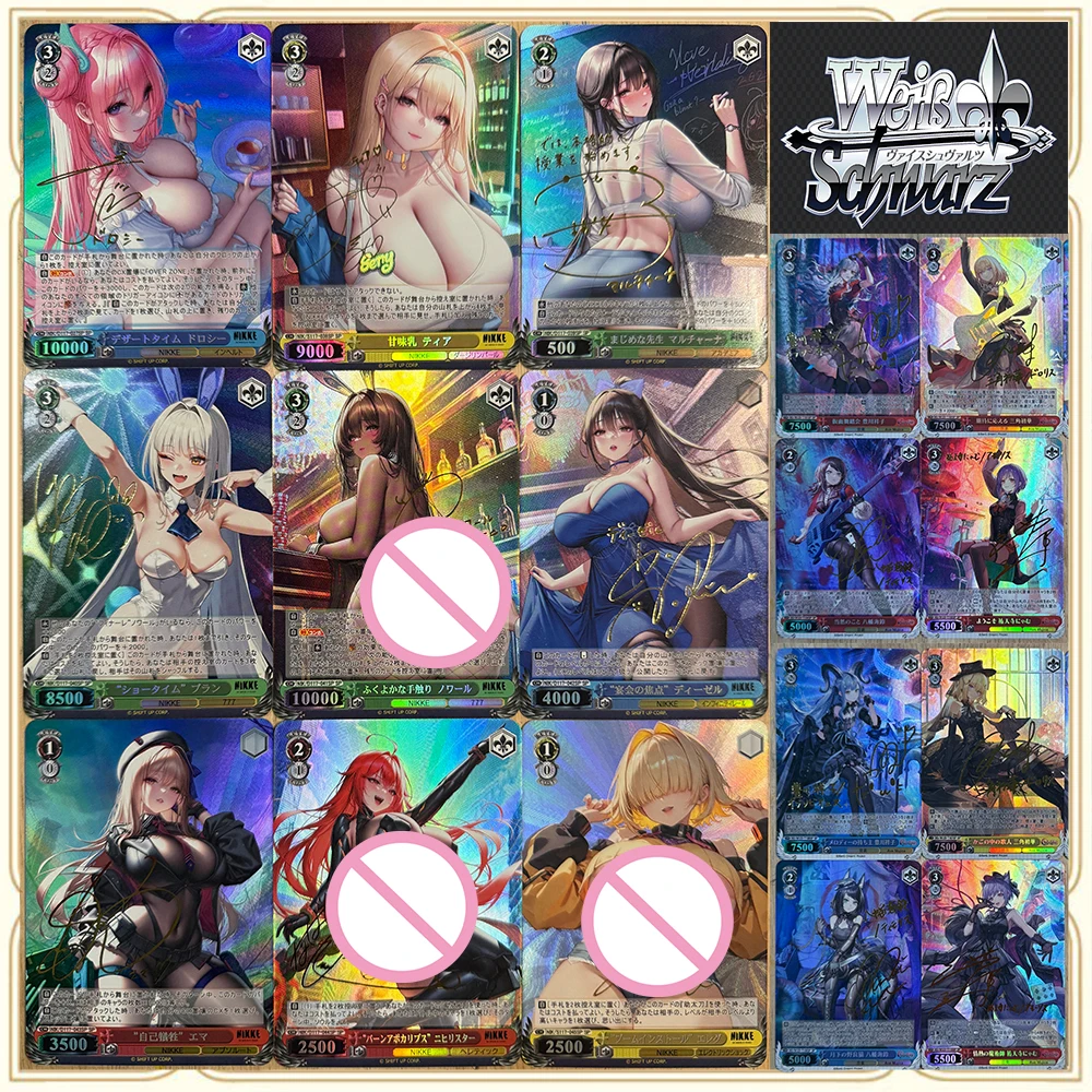 بطاقة قابلة للجمع لتقوم بها بنفسك ACG آلهة قصة فايس شوارز أنيمي ميراندا أليس إيما بنين ألعاب مثيرة مهرجان هدايا عيد الميلاد #1