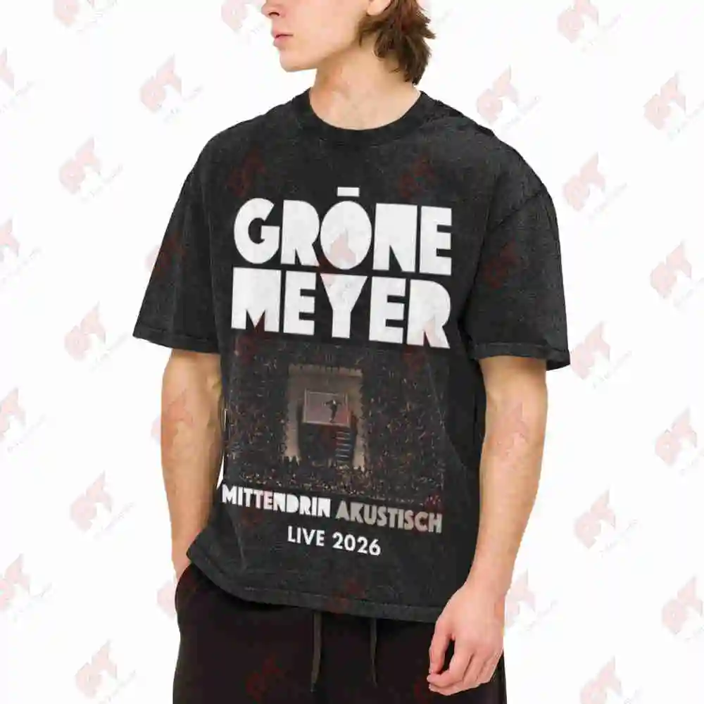 Herbert Groenemeyer Vintage Washed Tee Pure Cotton T-Shirt