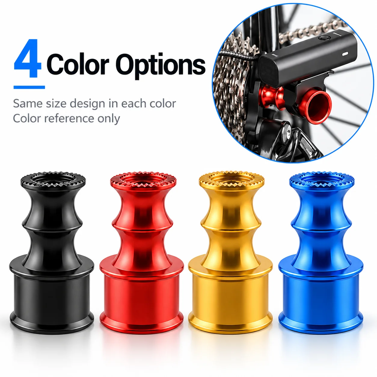 1PCS Front Wheel Light Mount/Extension Bracket – Quick-Release Light Mount Compatible with Headlights and Taillights