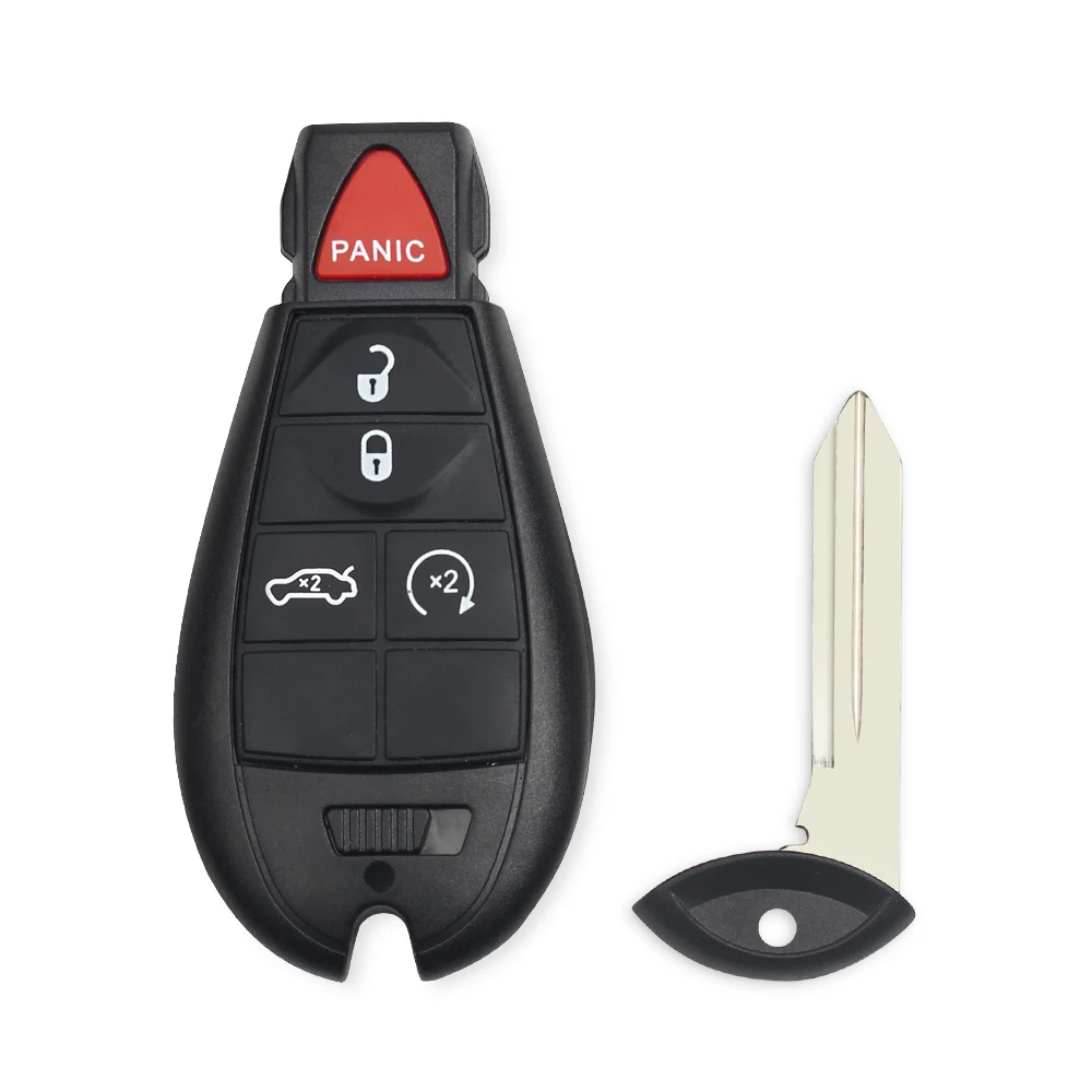 Smart Car Key Shell For Chrysler Town & Country For Jeep Grand Cherokee For Dodge Magnum Durango 2 3 Buttons Remote Fob Case